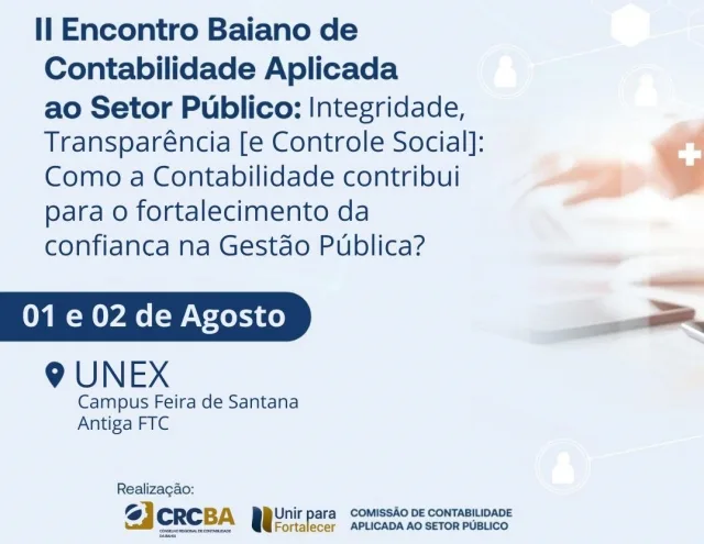 II encontro baiano de contabilidade aplicada ao setor público