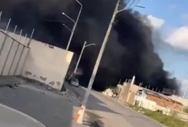 incêndio em residência no Tomba