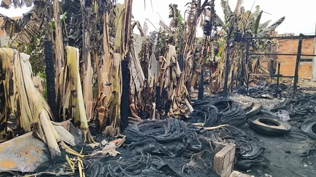 Incêndio em residência