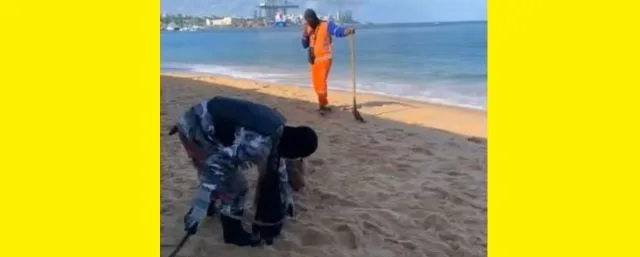 operação policial limpurb na praia